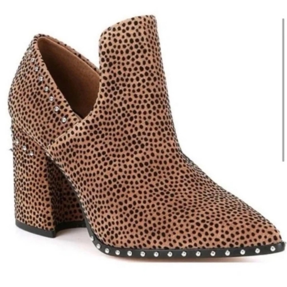 Gianni Bini Daveigh Leopard Studded Bootie (Size 6) EUC Western Rodeo Concert